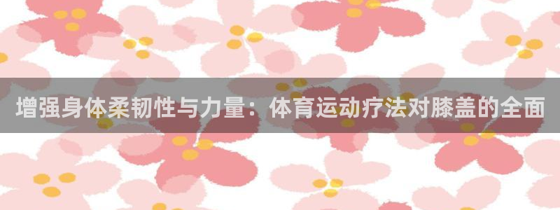 风速体育：增强身体柔韧性与力量：体育运动疗法对膝盖的全面